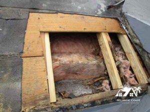 tile roof wood repair