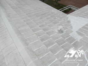 sealing cement tile roof